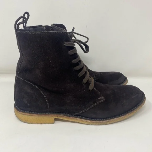 Bottega Veneta Suede Chelsea Boots Sz 9 1/2 US,41 1/2 EU Zipper Side